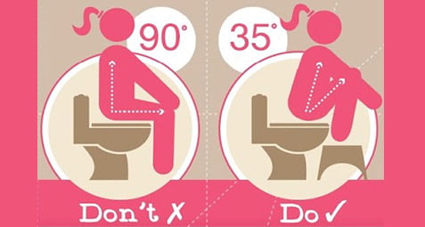 نحوه صحیح نشستن بر توالت فرنگی